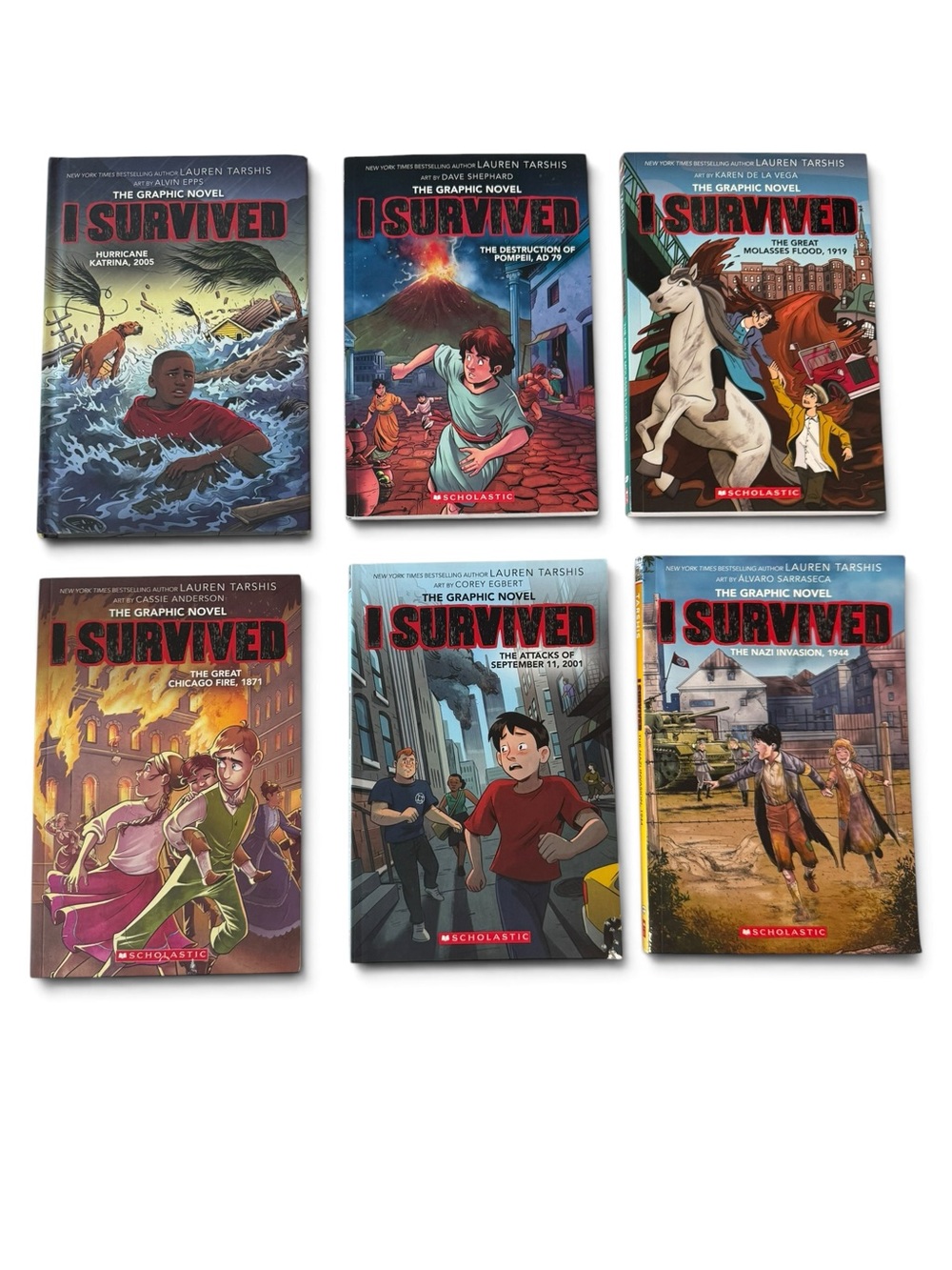 I Survived Graphic Novel Book Lot | 6 Books